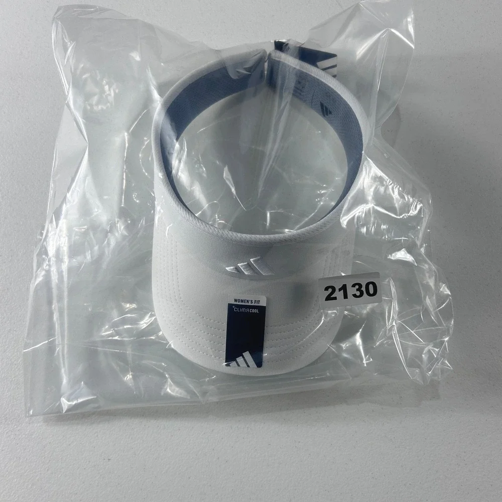 Adidas Women's Match 2.0 Climacool Athletic Golf‎ Tennis Visor White Hat NEW
